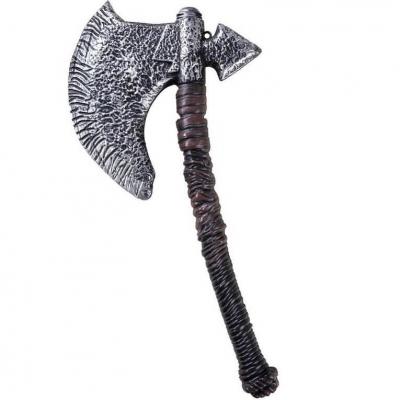 Accessoire deguisement avec hachette medievale factice