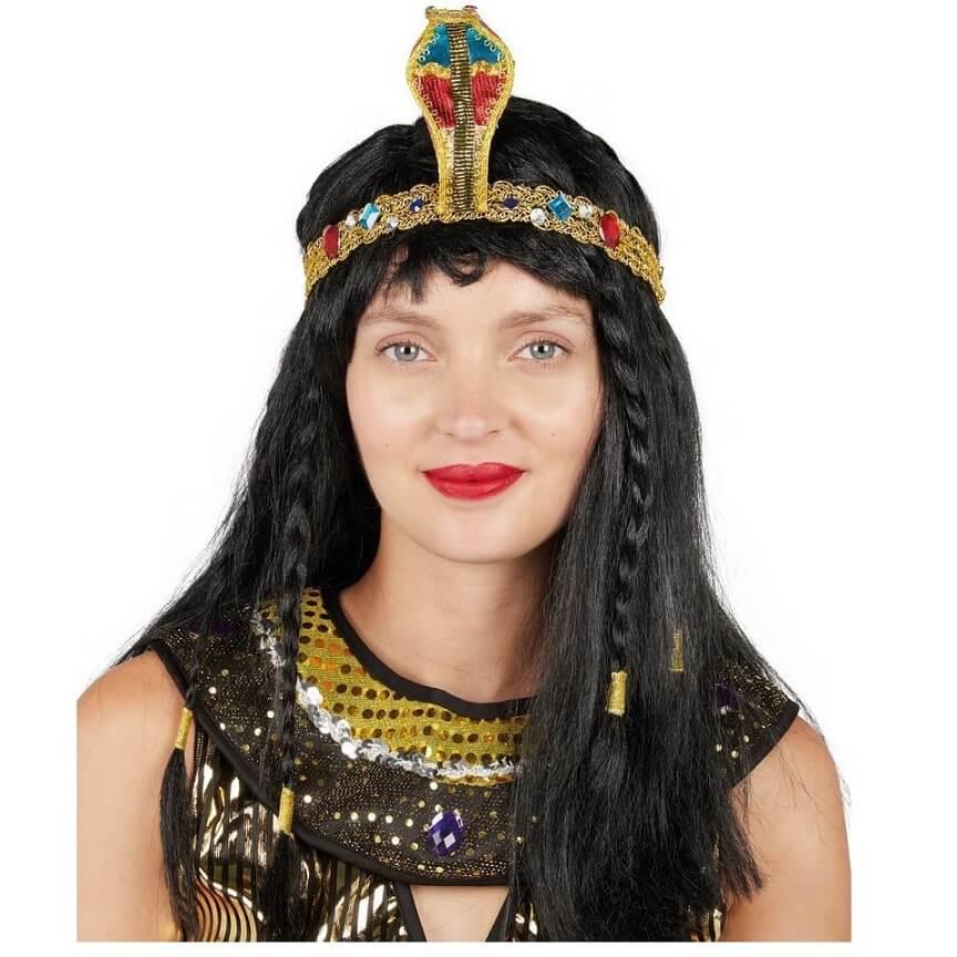 Accessoire déguisement avec bandeau égyptien doré or REF/21074