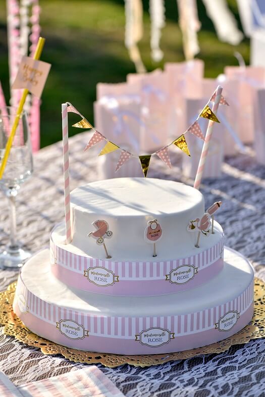 Accessoire gateau baby shower