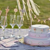 Accessoire gateau fille baby shower