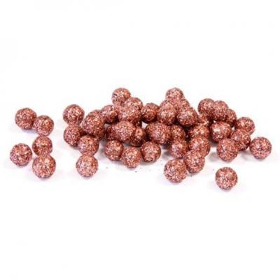 Adt027 decoration boules paillettes rose gold