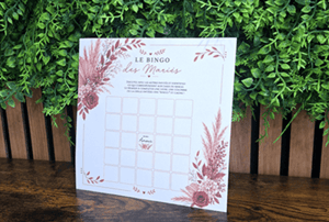 Animation de soiree jeu du bingo mariage