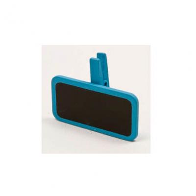 Ardoise sur pince bleu turquoise