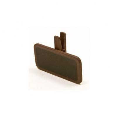 Ardoise sur pince marron