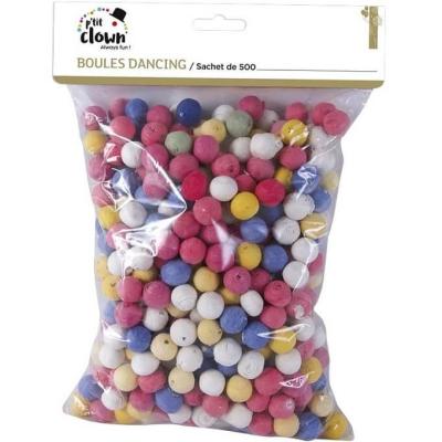 Article festif avec boule multicolore pour sarbacane