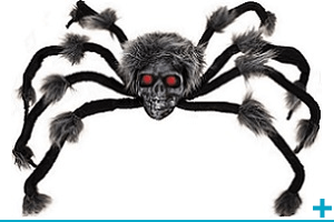 Article de fete et decoration theme halloween animaux insectes et