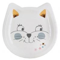 Assiette anniversaire enfant chaton