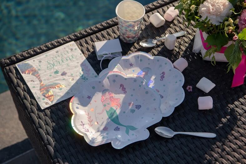 Assiette anniversaire sirene