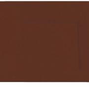 Assiette plastique carrée 23cm chocolat (x8) REF/2325
