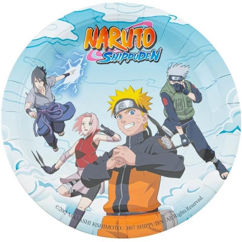 Assiette anniversaire Manga: Naruto Shippuden REF/12802