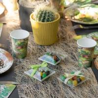 Assiette carton jetable dinosaure jurassic