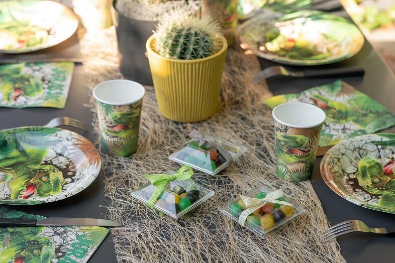 Assiette carton jetable dinosaure jurassic
