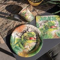 Assiette de table dinosaure