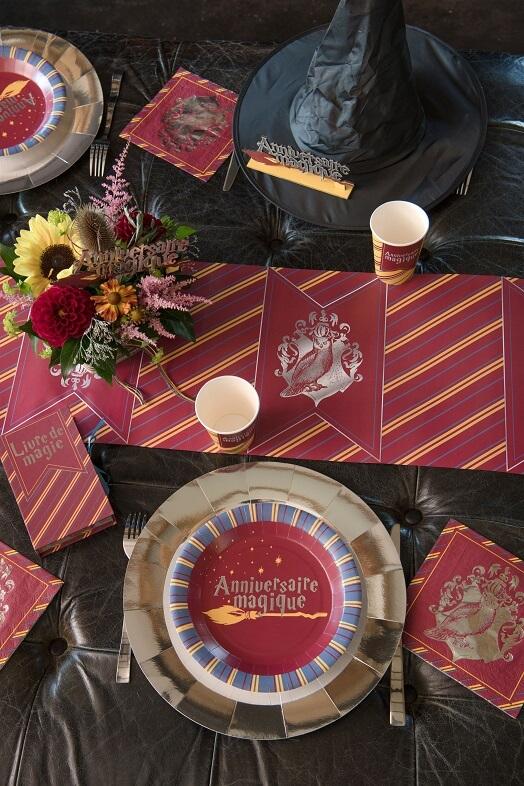 Assiette l'anniversaire magique d'Harry, le sorcier REF/7594