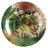 Assiette en carton dinosaure jurassic