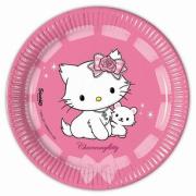 Assiette Charmy Kitty (x10)