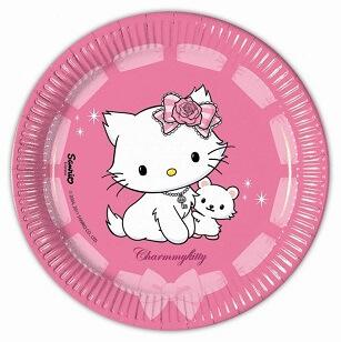 Assiette Charmy Kitty (x10)