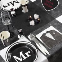 Assiette mr et mrs 1