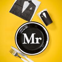 Assiette mr et mrs 3