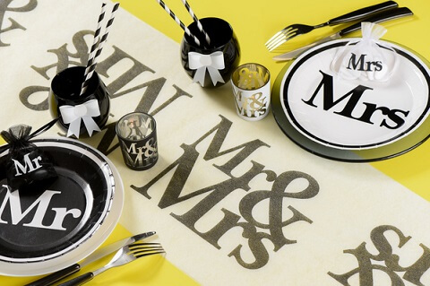 Assiette mr et mrs 5