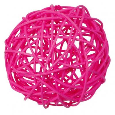 Assortiment boule de rotin fuchsia (x10) REF/2819