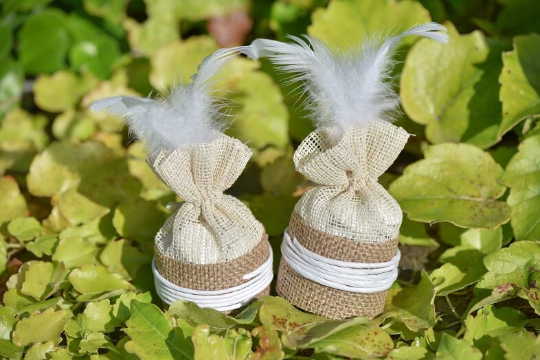 Aumoniere pour dragee et chocolat