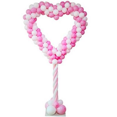 1 Structure coeur sur pied en métal pour décoration ballon mariage ou St Valentin REF/B403 (ballon non inclus) (Retrait uniquement magasin)