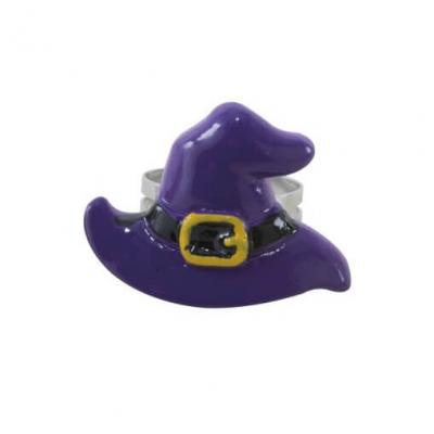 Bague halloween chapeau de sorciere