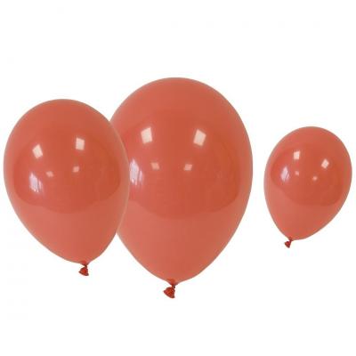 Bal255 ballon latex rouge guirlande organique