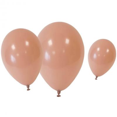 24 Ballons en latex Terracotta avec 3 tailles assortis REF/BAL255 (Pour réalisation guirlande organique)