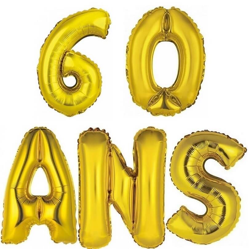 🎈Ballon anniversaire 60 ans🎈 –