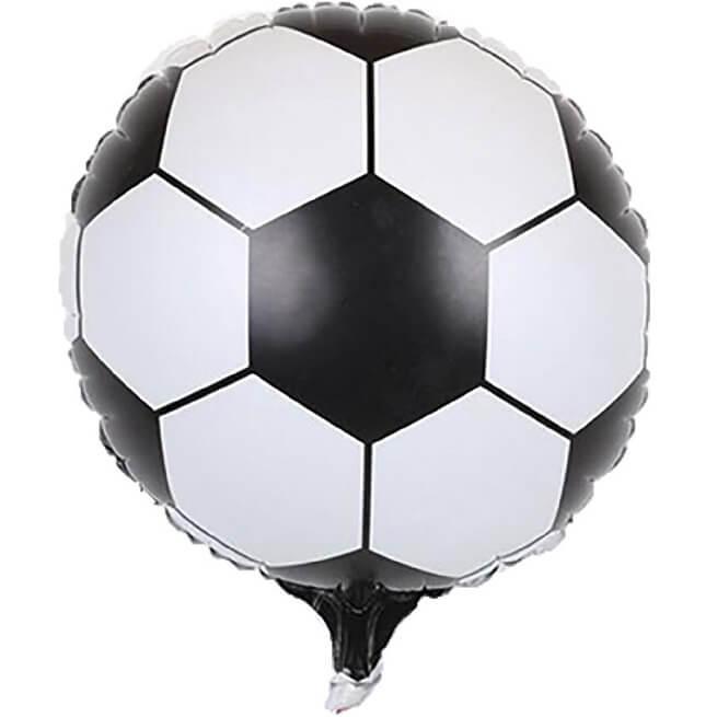 Ballon aluminium ballon de football noir et blanc
