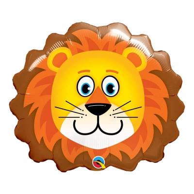 1 Ballon Qualatex animal Lion en aluminium de 35 cm (14