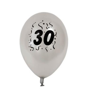 Ballon anniversaire argent 30ans