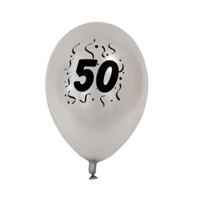 Ballon anniversaire argent 50ans