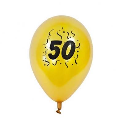 Ballon anniversaire or 50ans