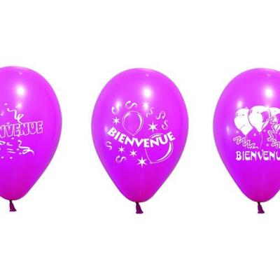 Ballon bienvenue fuchsia (x8) REF/BAL229