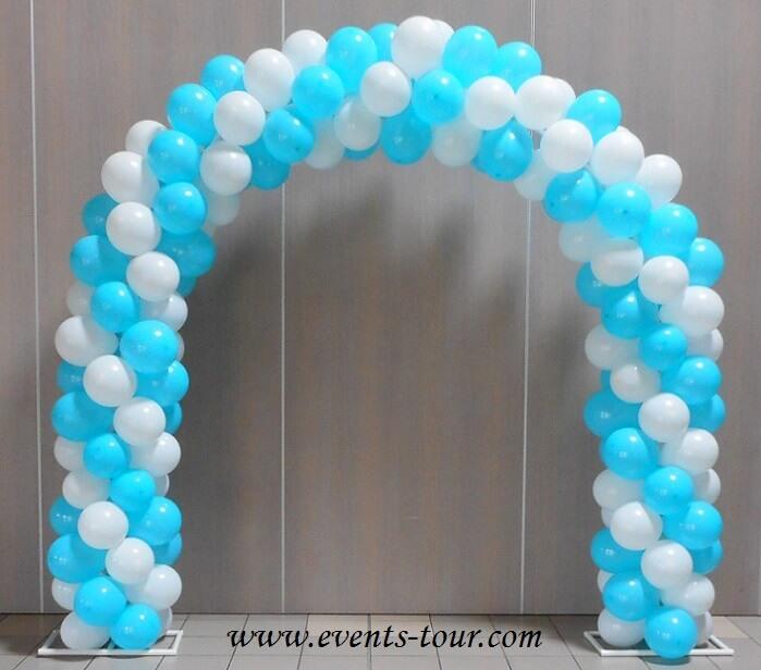 Ballon blanc de 25cm de fabrication francaise en latex