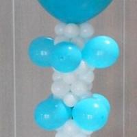 Ballon bleu turquoise en latex naturel biodegrable