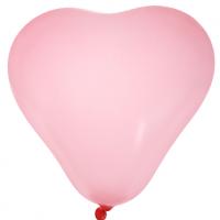 Ballon coeur rose 1