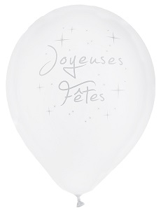 Ballon de noel blanc