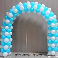 Ballon en latex blanc 25cm