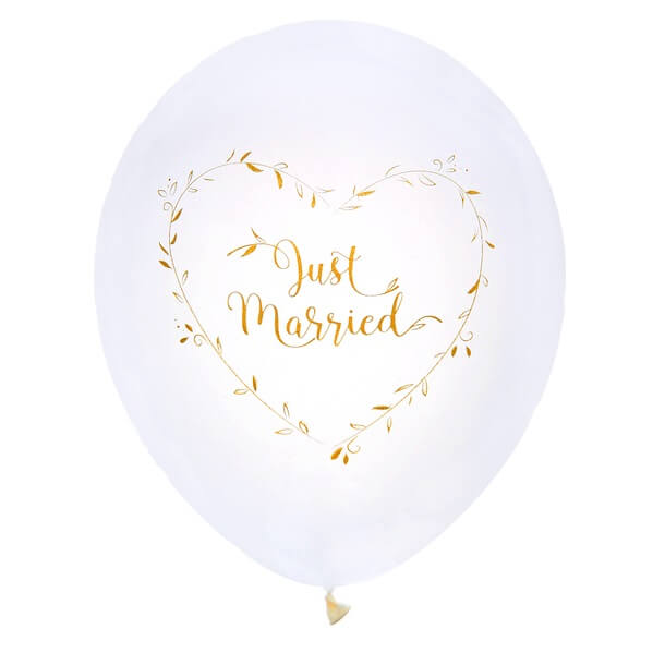 Ballon en latex just married or