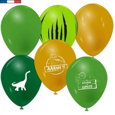 Ballon en latex multicolore dinosaure