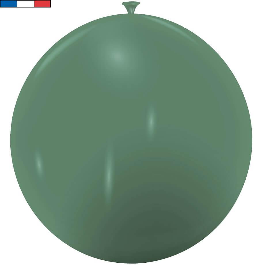 Ballon français en latex opaque 25cm vert Sapin (x100) REF/51810