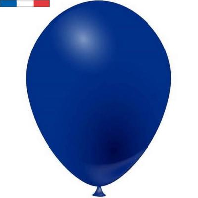 Ballon en latex opaque fabrication francaise 25cm bleu marine