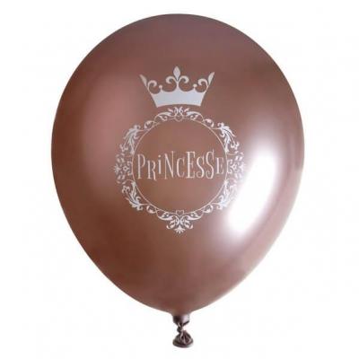 Ballon en latex rose gold pour fête anniversaire Princesse (x10) REF/7250