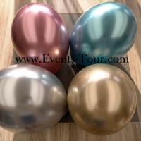 Ballon fabrication francaise latex naturel chrome diamant argent