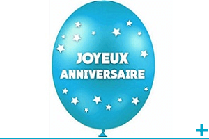 Ballon fete anniversaire en latex