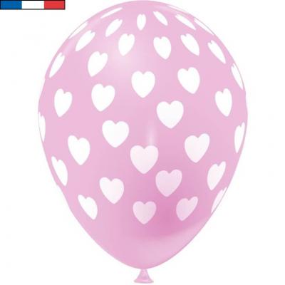 Ballon français joyeux anniversaire rouge en latex REF/9323